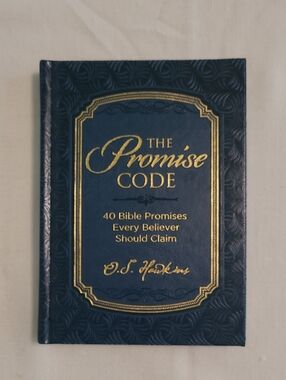 The Promise Code Hardcover Book - Blue with Gold Foil
